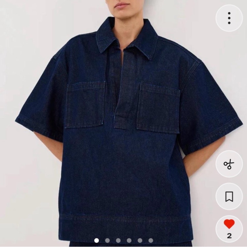 DISSH Indigo Denim Shirt
